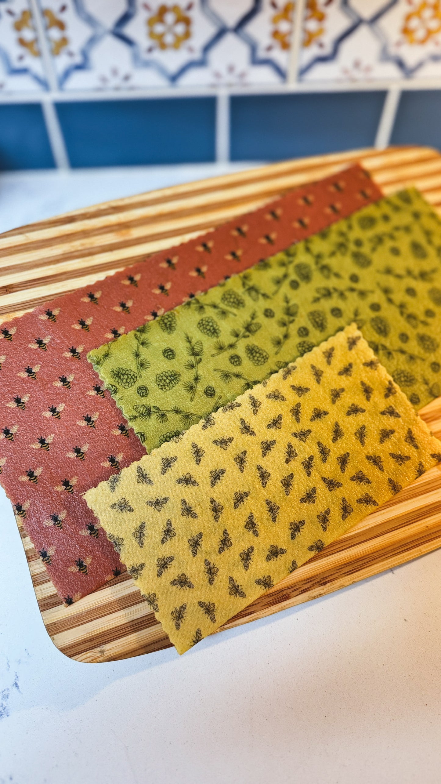 Forest Forager- 3 piece set of Beeswax Wraps