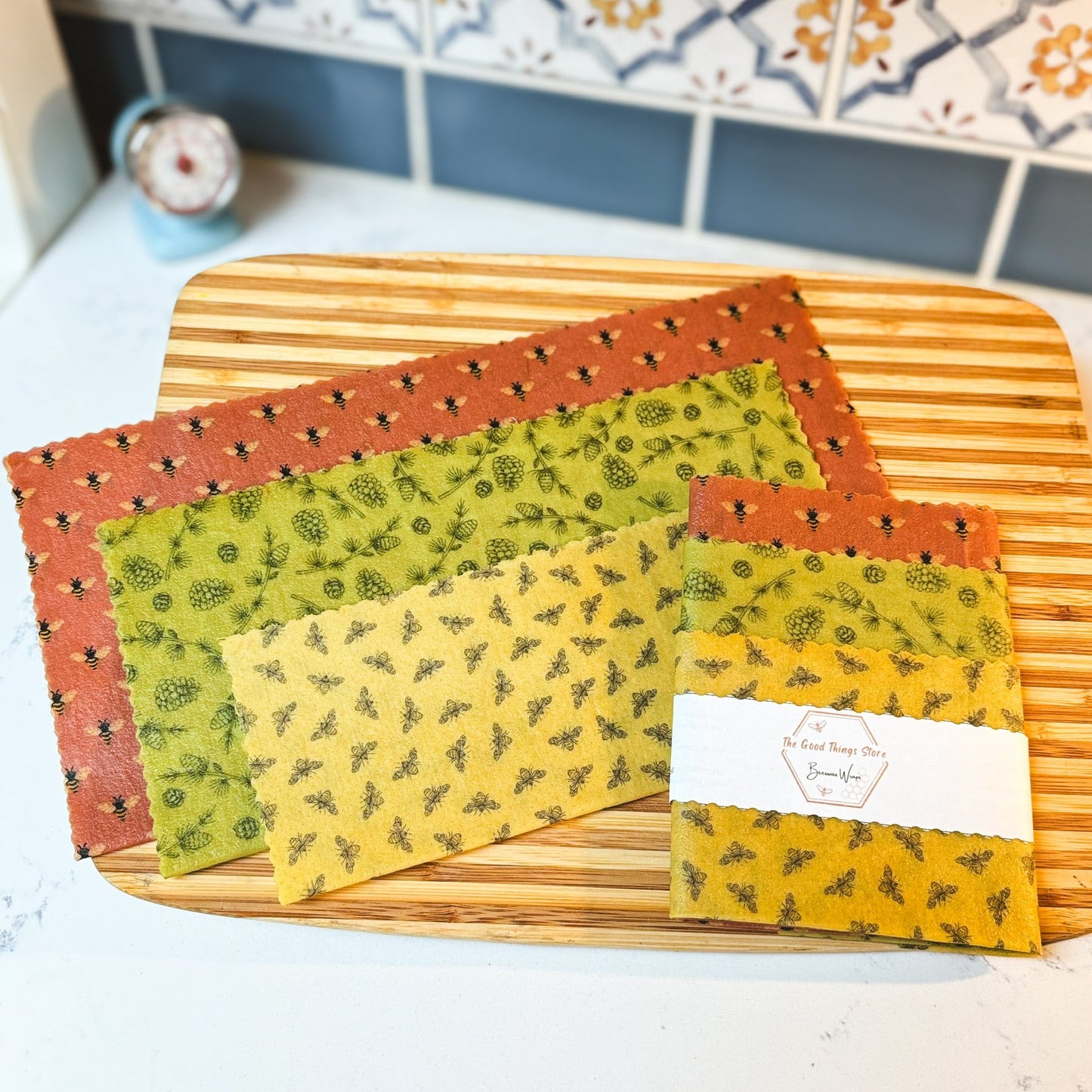 Forest Forager- 3 piece set of Beeswax Wraps