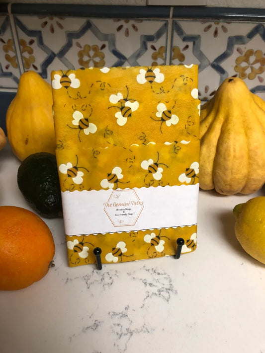 BEESWAX FOOD WRAPS- 3 PIECE SET